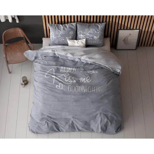 Sleeptime Dekbedovertrek Kiss Me Blauw