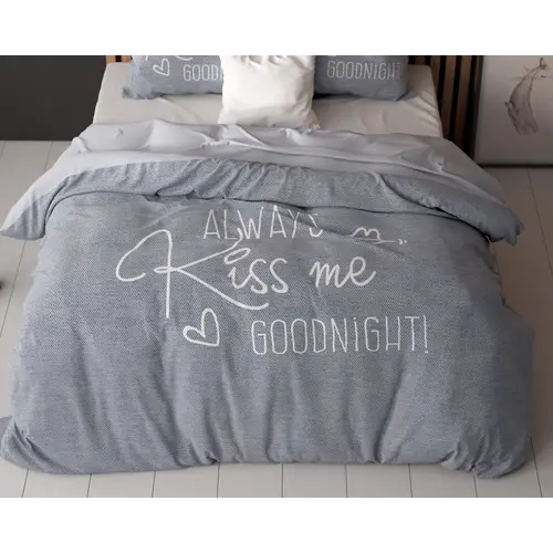 Sleeptime Dekbedovertrek Kiss Me Blauw