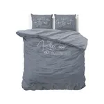 Sleeptime Dekbedovertrek Kiss Me Blauw