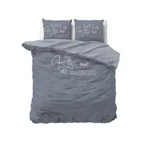 Sleeptime Dekbedovertrek Kiss Me Blauw