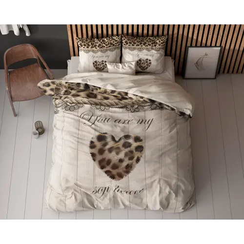 Sleeptime Dekbedovertrek You Are My Heart Zand