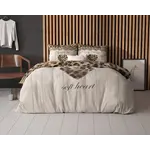 Sleeptime Dekbedovertrek You Are My Heart Zand