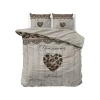 Sleeptime Dekbedovertrek You Are My Heart Zand