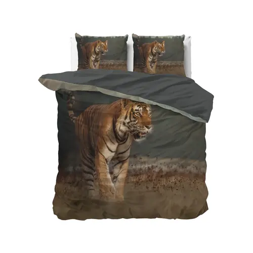 Sleeptime Dekbedovertrek Nature Tiger Taupe