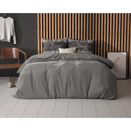 Sleeptime Dekbedovertrek Pure Love Grijs