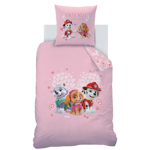 Paw Patrol Dekbedovertrek Friends Furever - 140 x 200 + 63 x 63 cm - Katoen