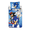 Sonic Dekbedovertrek, Shadow & Silver - 140 x 200 + 70 x 90 cm - Polyester