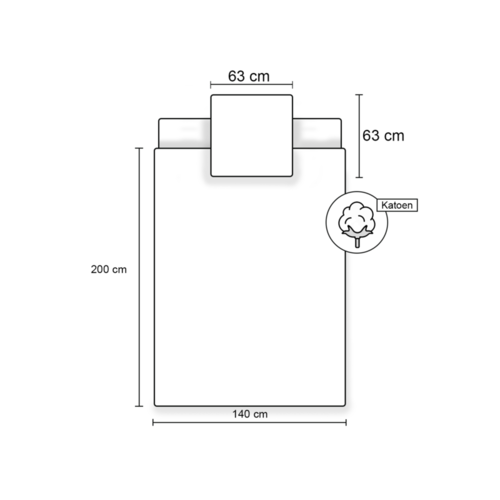 Paw Patrol Dekbedovertrek Friends Furever - 140 x 200 + 63 x 63 cm - Katoen