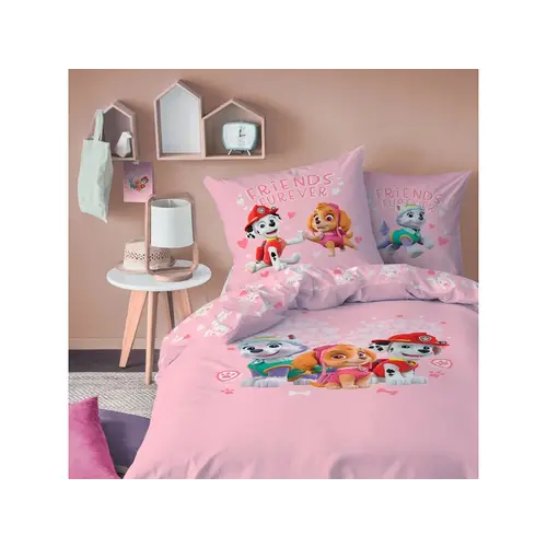 Paw Patrol Dekbedovertrek Friends Furever - 140 x 200 + 63 x 63 cm - Katoen