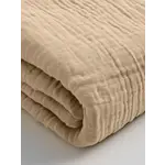 Dreamhouse Hoeslaken Mousseline Nude = 100% katoen