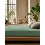 Dreamhouse Hoeslaken Mousseline Groen - 100% katoen
