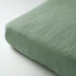 Dreamhouse Hoeslaken Mousseline Groen - 100% katoen