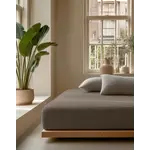 Dreamhouse Hoeslaken Mousseline Taupe - 100% katoen