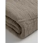 Dreamhouse Hoeslaken Mousseline Taupe - 100% katoen