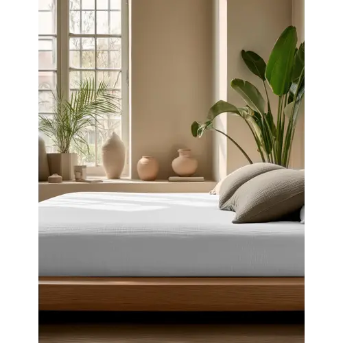 Dreamhouse Hoeslaken Mousseline Wit
