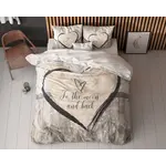Sleeptime Dekbedovertrek Love To The Moon And Back 2 Grijs