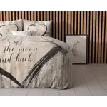 Sleeptime Dekbedovertrek Love To The Moon And Back 2 Grijs