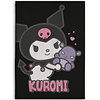 Kuromi Fleece deken Teddybear - 110 x 150 cm Polyester