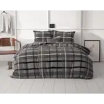 Sleeptime Dekbedovertrek Vintage Check Antraciet