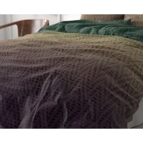 Sleeptime Dekbedovertrek Warm Knits Bruin