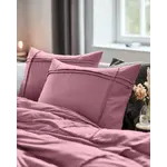 Sleeptime Dekbedovertrek Washed Tufted Oud Roze