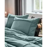 Sleeptime Dekbedovertrek Washed Tufted Groen