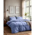 Sleeptime Dekbedovertrek Washed Tufted Blauw
