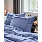 Sleeptime Dekbedovertrek Washed Tufted Blauw