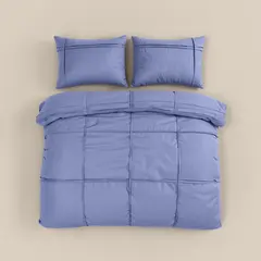 Sleeptime Dekbedovertrek Washed Tufted Blauw