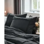 Sleeptime Dekbedovertrek Washed Tufted Antraciet