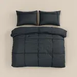 Sleeptime Dekbedovertrek Washed Tufted Antraciet