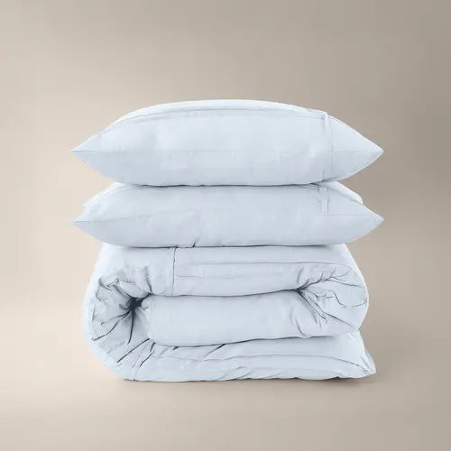 Sleeptime Dekbedovertrek Washed Tufted Wit