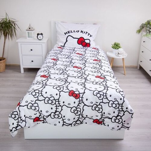 Hello Kitty Dekbedovertrek Classic - 140 x 200 cm + 70 x 90 cm - Katoen