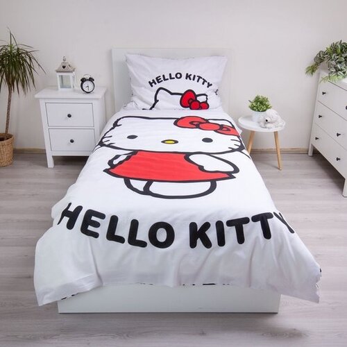 Hello Kitty Dekbedovertrek Classic - 140 x 200 cm + 70 x 90 cm - Katoen