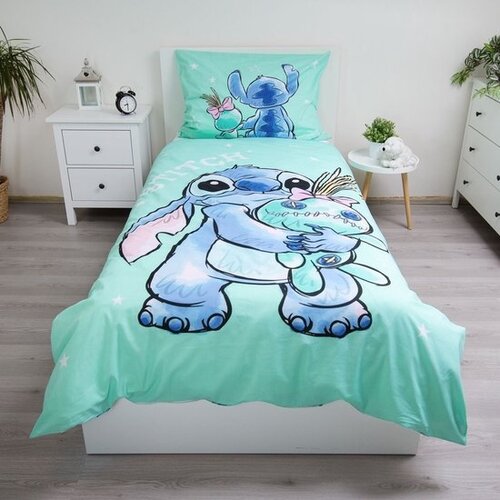 Disney Lilo & Stitch Dekbedovertrek Buddies - 140 x 200 cm + 70 x 90 cm - Katoen
