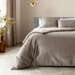 Sleeptime Dekbedovertrek Velvet Lining Taupe/Grijs