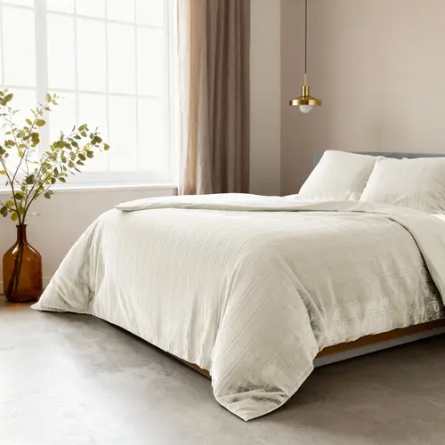 Sleeptime Dekbedovertrek Velvet Lining Beige