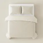 Sleeptime Dekbedovertrek Velvet Lining Beige