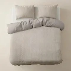 Sleeptime Dekbedovertrek Flanel Art Beige