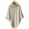 De Witte Lietaer Teddy Fleece Poncho Ganges - Safari -  86 x 86 cm - Polyester
