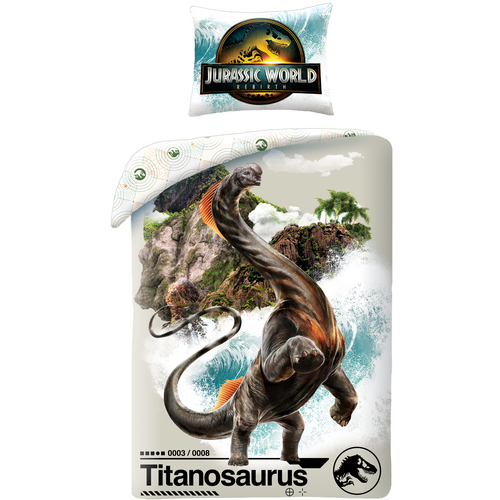 Jurassic World Dekbedovertrek Titanosaurus - 140 x 200 cm + 70 x 90 cm - Polyester