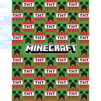 Minecraft Fleece Deken TNT - 130 x 170 cm - Polyester