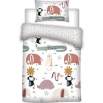 BABY Dekbedovertrek Jungle - 100 x 135 + 40 x 60 cm - Katoen