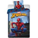 Spiderman Dekbedovertrek City Hero - 140 x 200 cm / 70 x 90 cm - Katoen