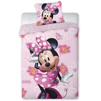 Disney Minnie Mouse Dekbedovertrek Pretty - 140 x 200 cm / 70 x 90 cm - Katoen