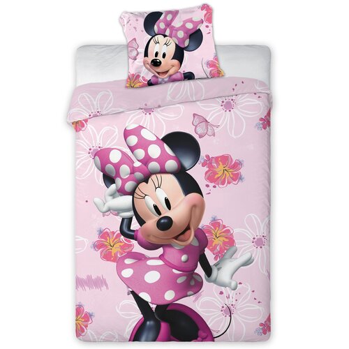Disney Minnie Mouse Dekbedovertrek Pretty - 140 x 200 cm / 70 x 90 cm - Katoen