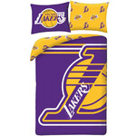 LA Lakers Dekbedovertrek Ball - 140 x 200 + 70 x 90 cm - Polyester