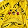 Pokemon Fleeceplaid met capuchon Pikachu- 125 x 150 cm - Polyester