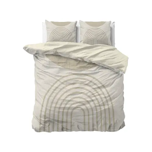 Sleeptime Dekbedovertrek Lobna Beige