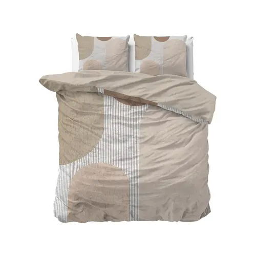 Sleeptime Dekbedovertrek Teddy Print Crème